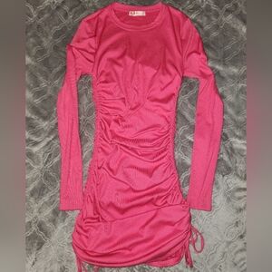 Pink BodyCon Ruched Dress
